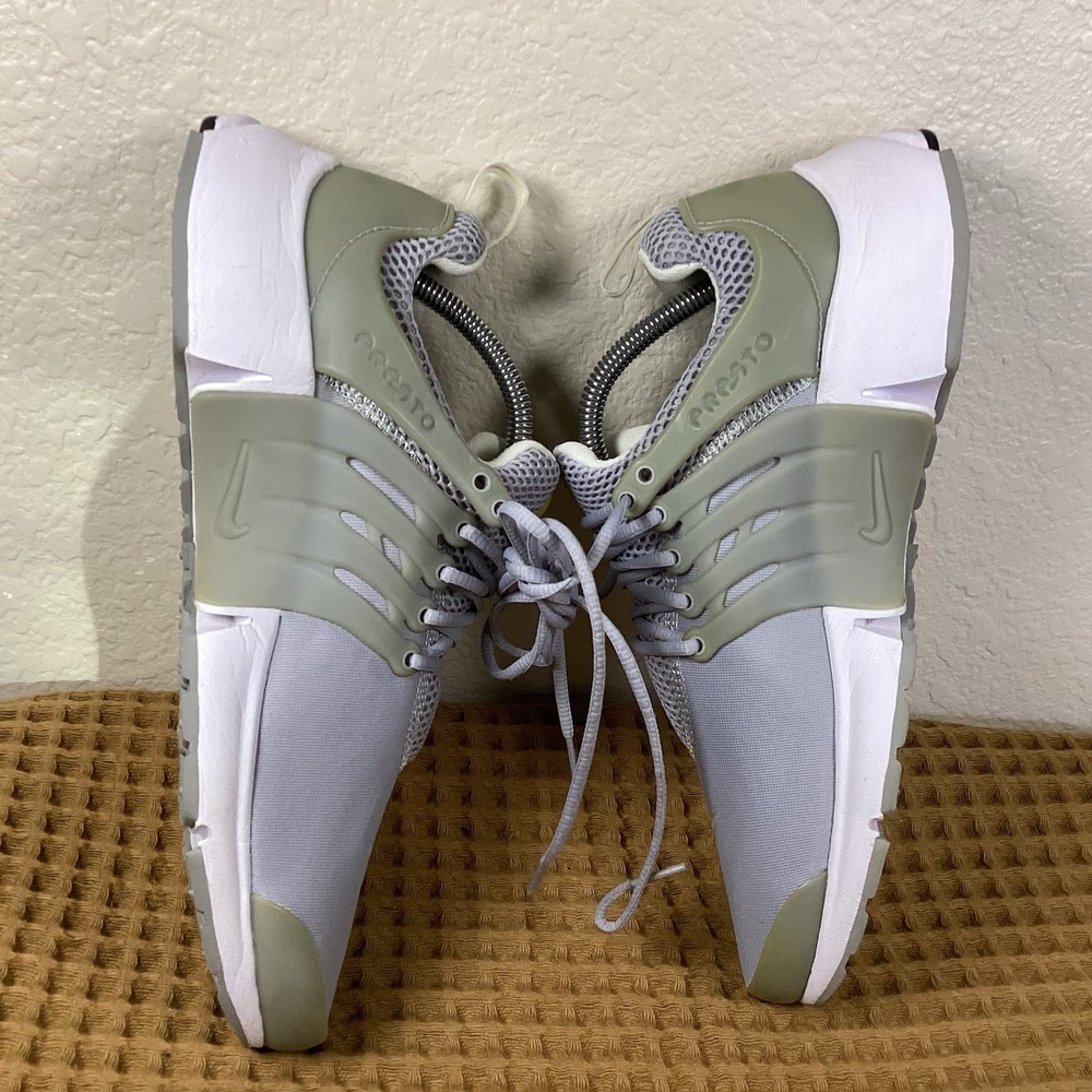 Nike Air Presto Wolf Grey White Mens Sz 9 Running Shoes Sneakers 848187-013 - Picture 6 of 8